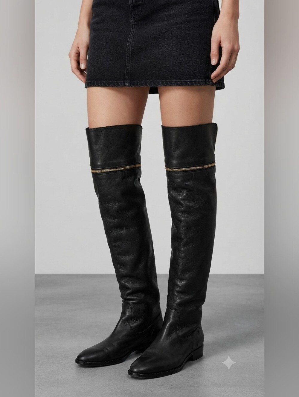 Vince Camuto 2 in 1 Knee High Leather Boots